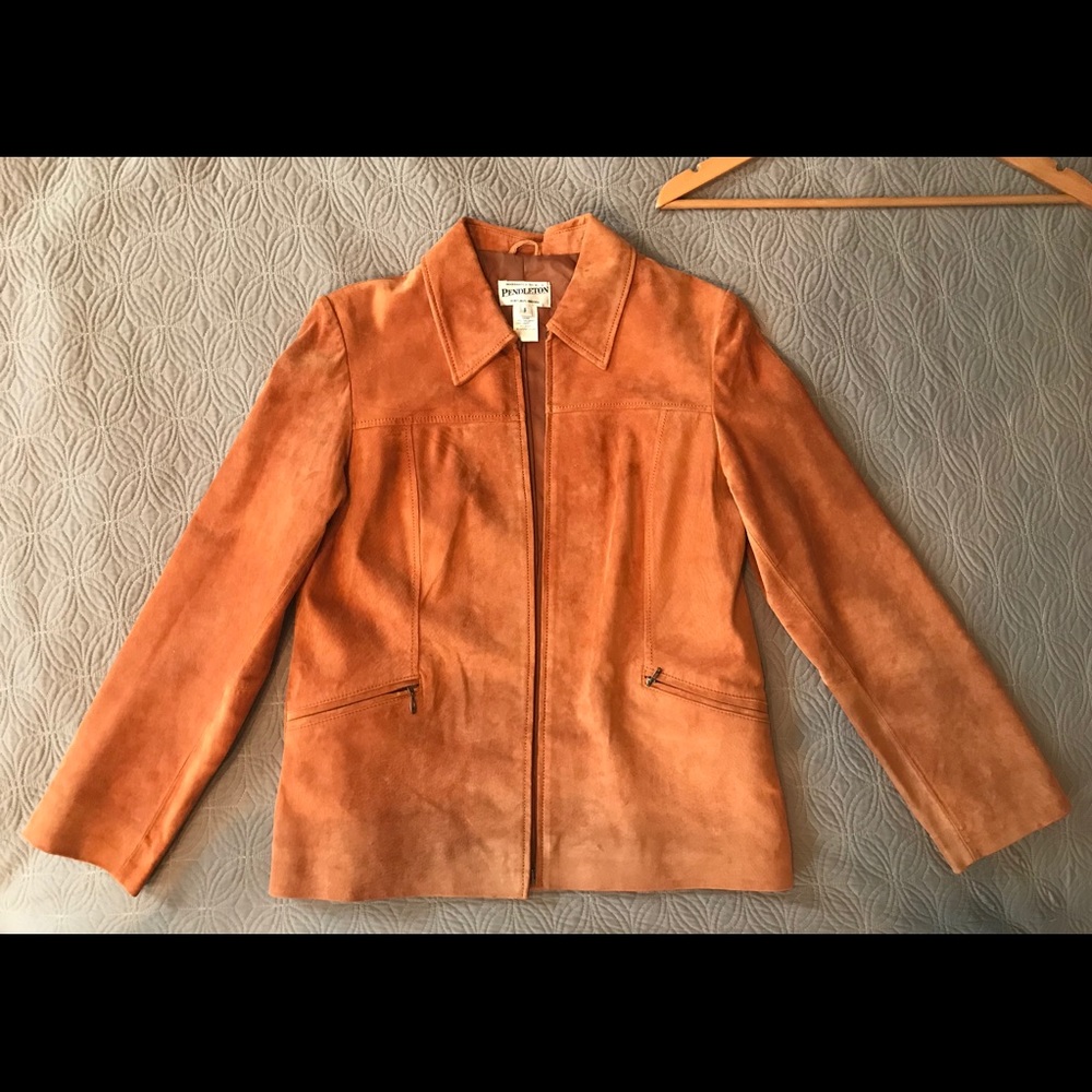 Suede Tan Pendleton Jacket